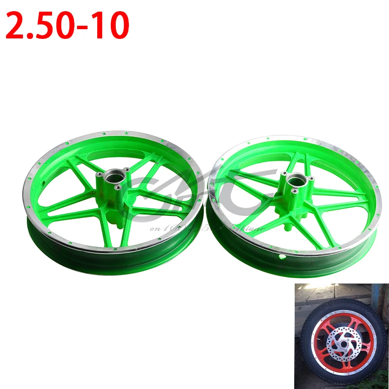 

10 inch rims 2.50-10 front and Rear wheel Hub For 49cc 2 stroke off-road motorcycles wheels parts