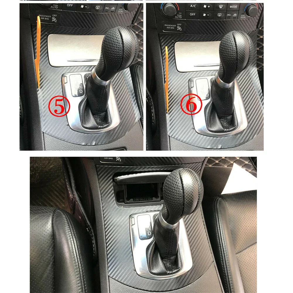 

3D Carbon Fiber Pattern Interior DIY Trim Decals For Infiniti G25 G37 2009-2013 Dash Kits Apply Like A Decal Sticker Decoration