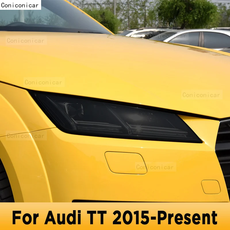 

Для Audi TT MK3 2015-на внешние фары автомобиля из ТПУ, защитная пленка против царапин, накладные фары, аксессуары для ремонта, наклейка