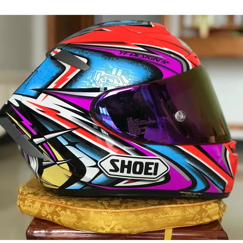 SHOEI X14 Helmet X-Fourteen R1 60th Anniversary Edition Purple Kato Helmet Full Face Racing Motorcycle Helmet Casco De Motocicle