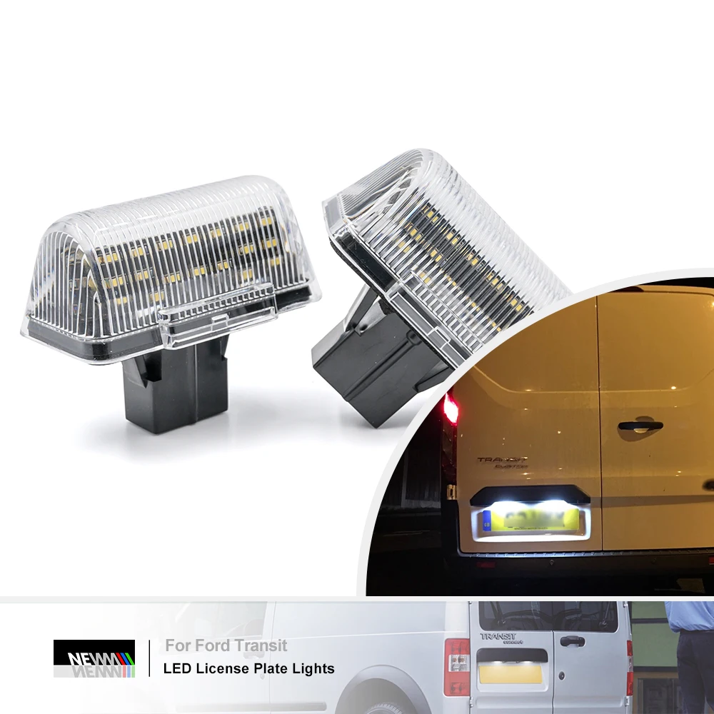 Светодиодные огни для номерного знака Ford Transit MK4 MK5 MK6 MK7 1985-2013 задние габаритные