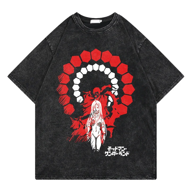 

Japanese Kawaii Manga Anime Deadman Wonderland T-Shirt Men Harajuku Graphic Short Sleeve Streetwear Unisex Casual Tshirt