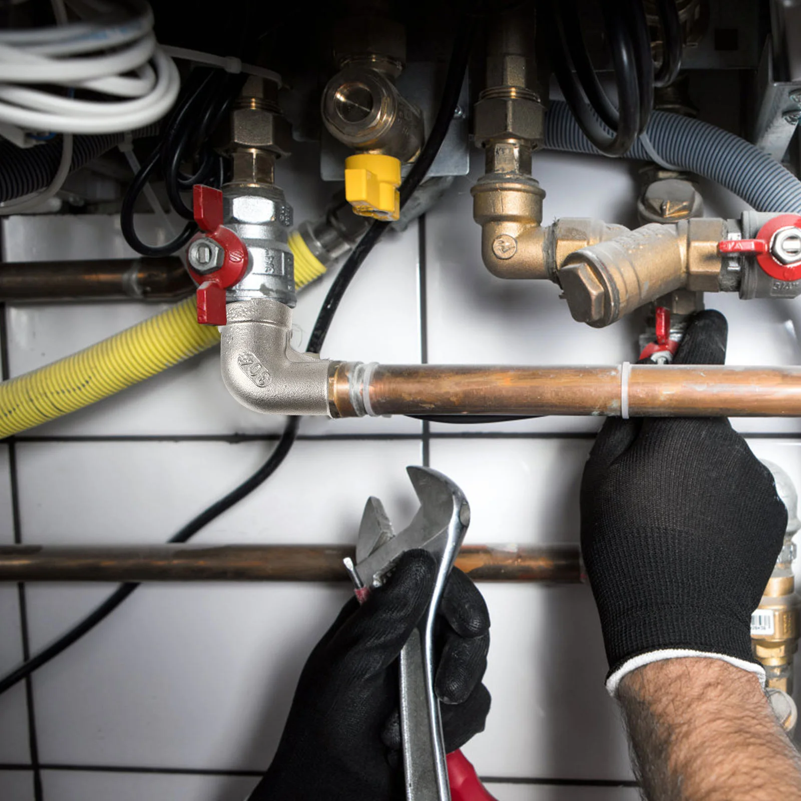 

5 Pcs 90 Degree Elbow Joint Outdoor Hose Hose Extender Hose Spigot Thread Hose Connector 304 Stainless Steel Hose Bib Extender