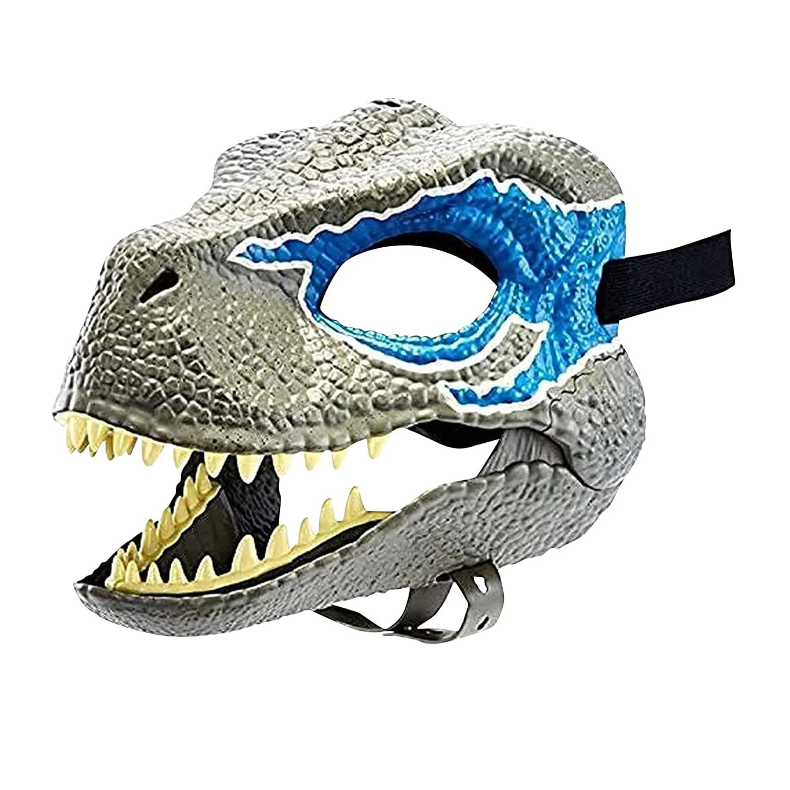 

Dinosaur Masque Moving Chin Halloween Masque Realistic Texture And Color Eye And Nose Openings For Visibility Halloween Toys