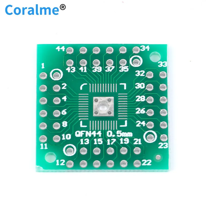 50 шт. HTQFP QFN48 к DIP48 QFN44 0 5 мм QFP48 QFP44 PQFP LQFP плата адаптер шаг PCB электронная DIY |
