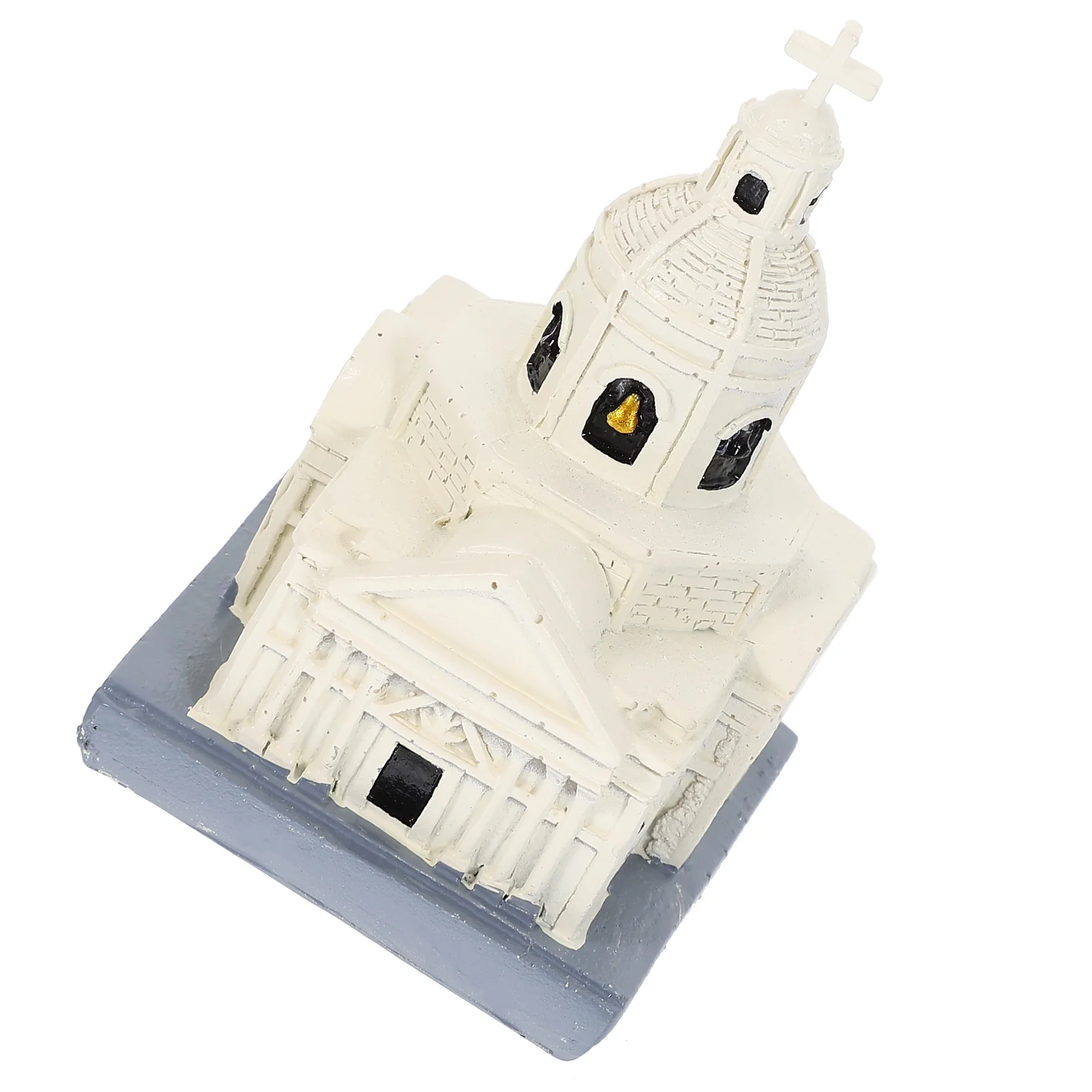 

Desktop Church Decor Resin Cathedral Ornament Decorative Model Craft Accessories