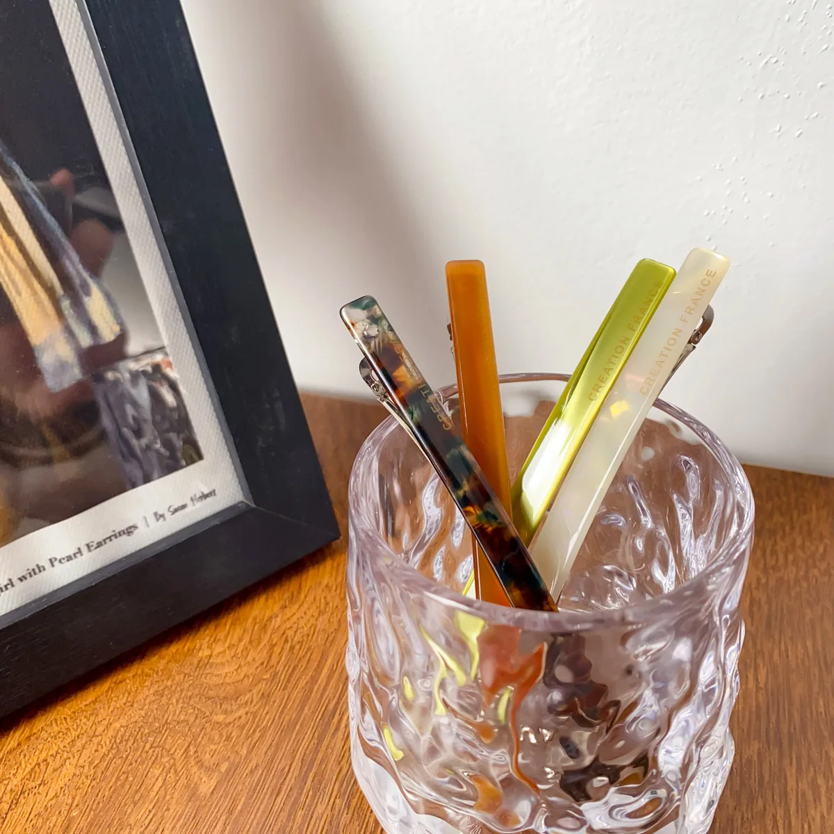 Французский минималистичный и универсальный зажим для волос из уксусной кислоты