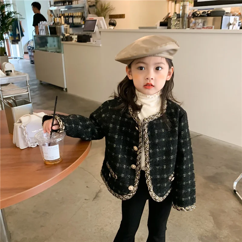 

Girls Baby's Kids Coat Jacket Outwear 2022 Stylish Thicken Spring Autumn Cotton Sport Christmas Gift Children's Clothing