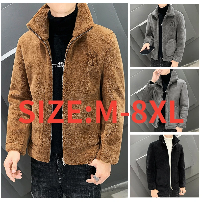 

Lamb Fleece Men's Coat Large Size Men's Coat Winter Men's Warm Coat