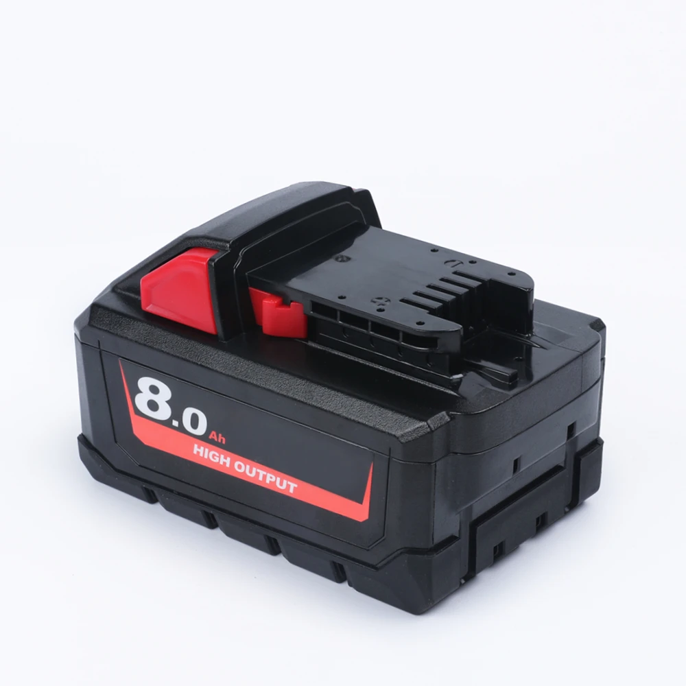 

Factory New 18V 8.0Ah High Power Li-Ion Battery for M18 48-11-1880 for Milwaukee M18 18V Cordless Power Tools Drills