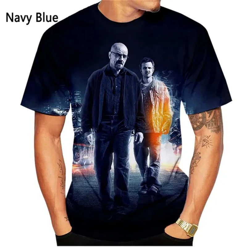 

Футболка с 3D-графикой из фильма «во все тяжкие» для мужчин и женщин