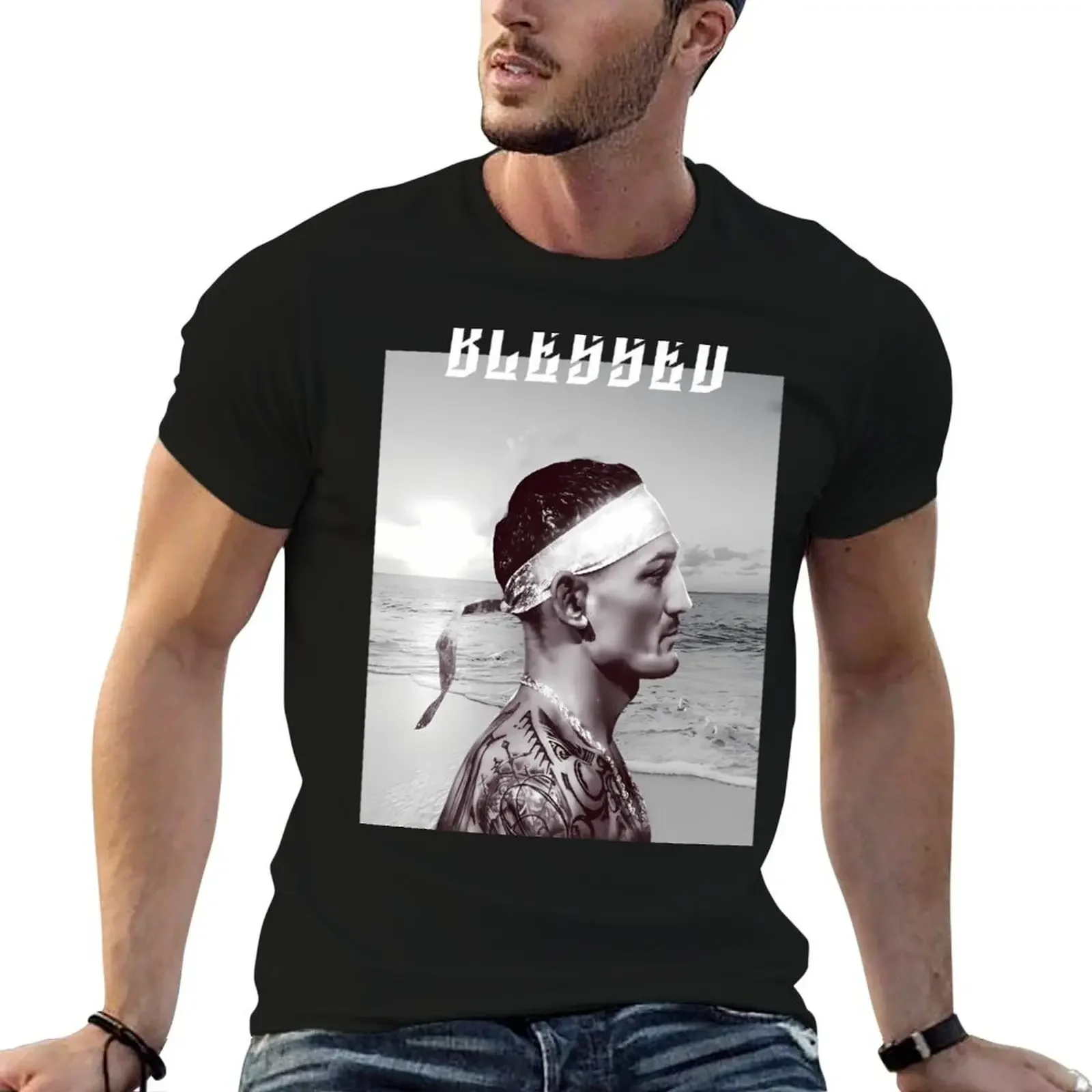 Футболка Holloway Blessed винтажная одежда забавные футболки с мемми индивидуальный топ