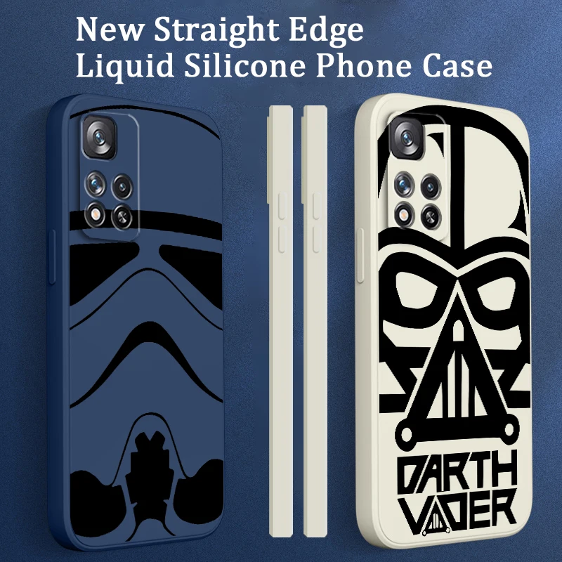 

Star Wars Weapon Robot Cool Case For Xiaomi Redmi Note 11 11T 10 10S 9 9S 9T 8 8T 7 5 Pro 4G 5G Liquid Rope Phone Cover Shell