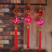 decorations for chinese new year innovative glowing red lantern pendant decor rustproof durable chinese feng shui decor for