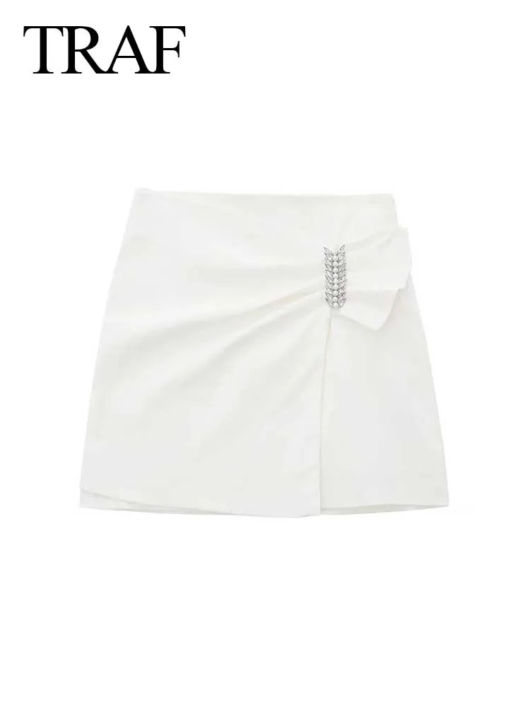 

Юбка трапециевидная Женская на молнии, с завышенной талией