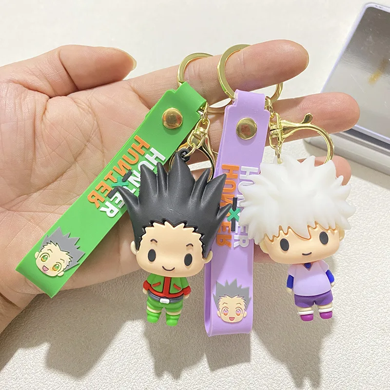 HUNTERxHUNTER аниме GON·FREECSS Killua Zoldyck Hisoka Kurapi косплей акриловый брелок аксессуары