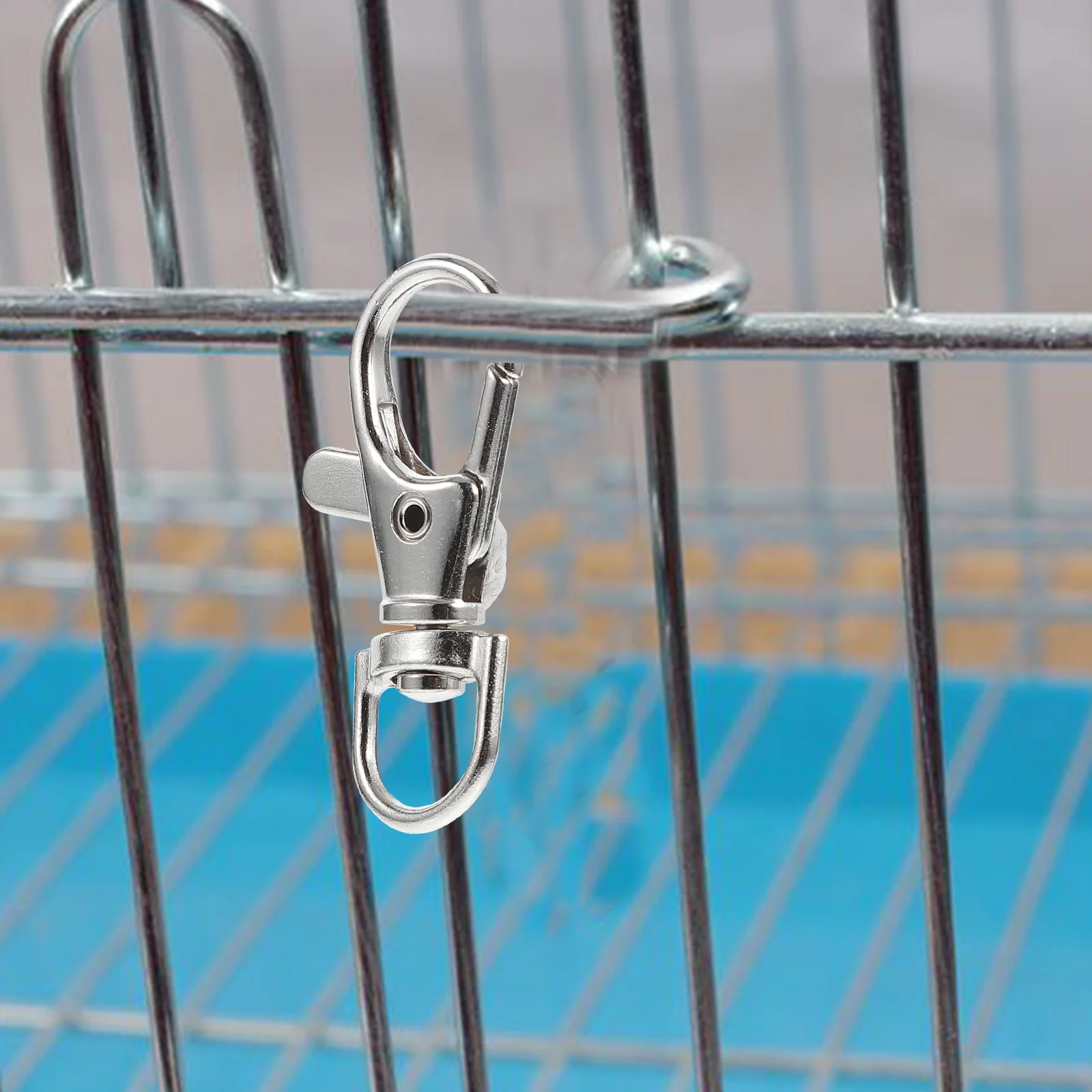 20 шт. пряжка с замком для птичьей клетки аксессуары птиц брелки металлические