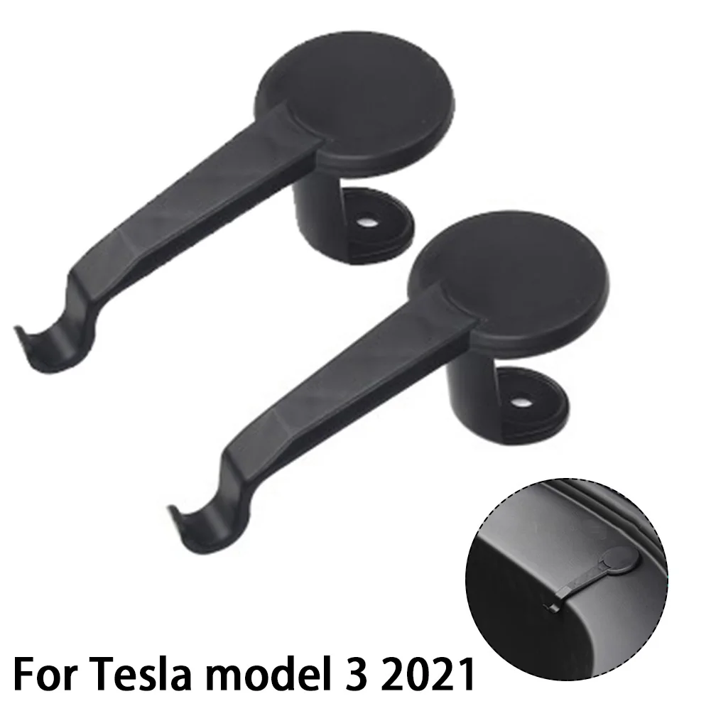 

Front Rear Trunk Hook For Tesla Model 3 2021 Grocery Bag Holder ABS Frunk Bolt Cover Holding Clip Spare Storage Accessories
