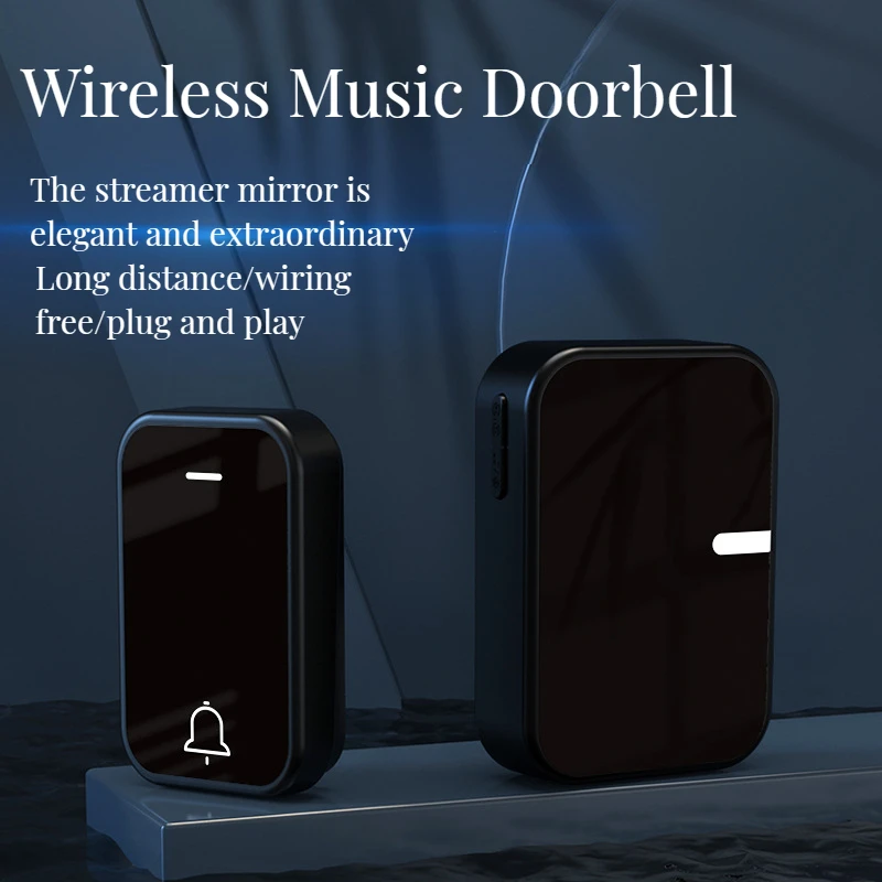 Smart Waterproof Outdoor Wireless Doorbell For Home Long Distance Apartment Bell Electronic Doorman Security For Home Call