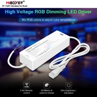 miboxer high voltage dimming led power driver ac220 240v rgb led strip tape controller 2 4g rf wireless remoteappvoice control