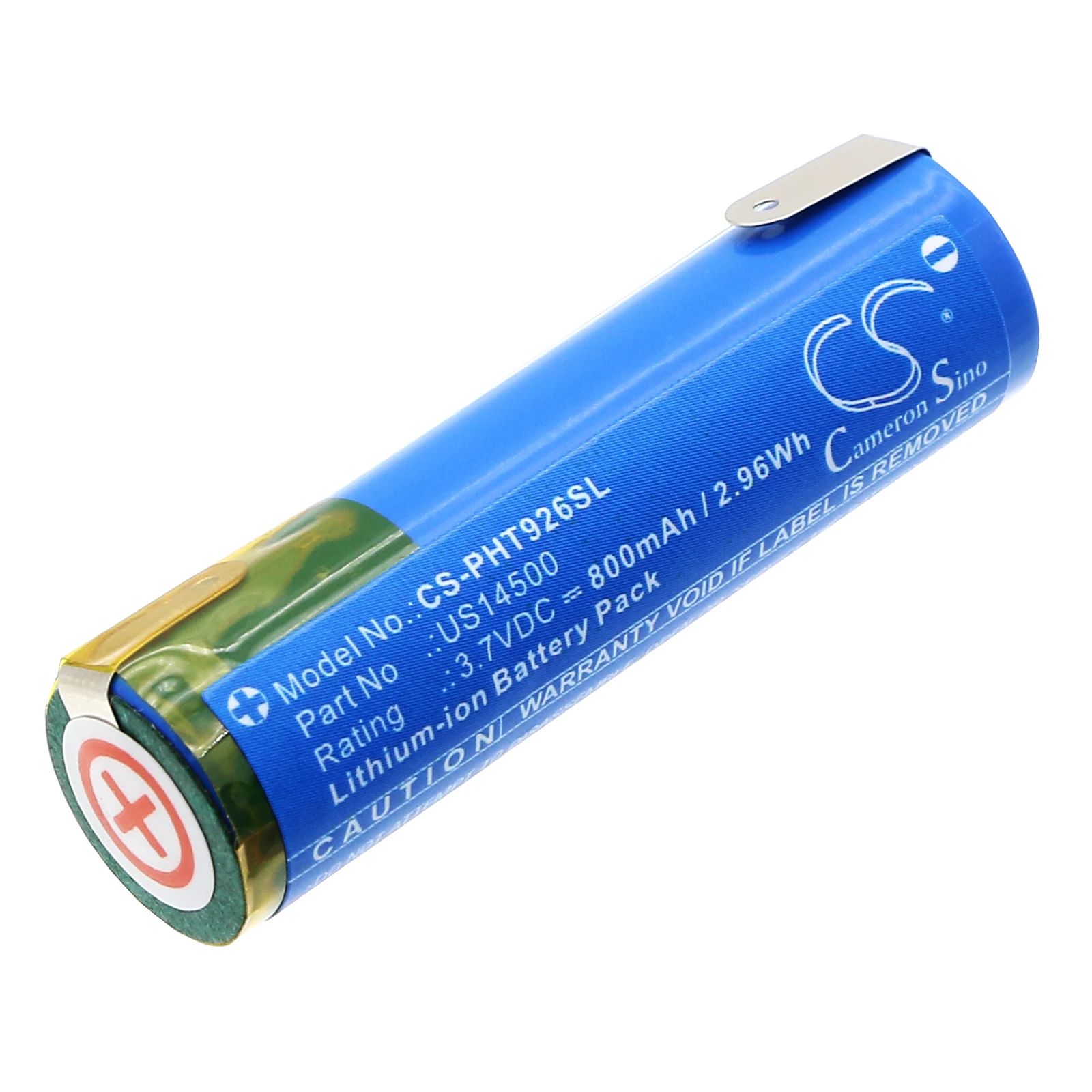 Фото Сменный аккумулятор CS для Philips AT750 AT751 AT752 AT753 AT754 AT757 US14500 800 мАч/2,96 Втч №2