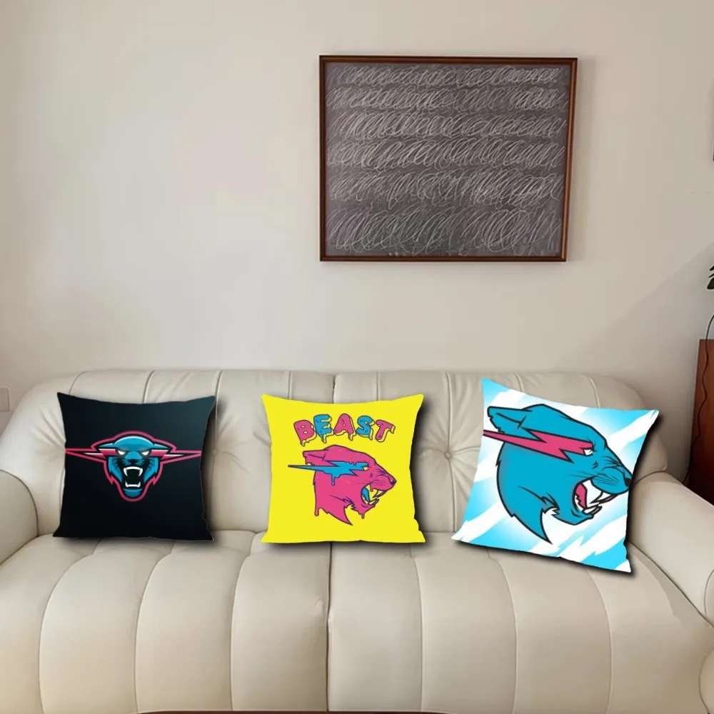 Забавная наволочка Mr-B-Cute B-Beasts квадратная подушка для комнаты спальни изголовье