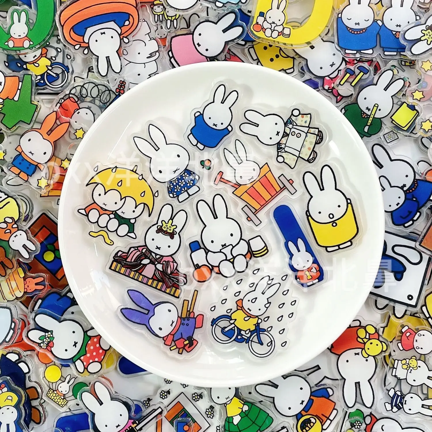 Kawaii Miffy мультфильм акриловые детали креативный мультяшный патч DIY материал