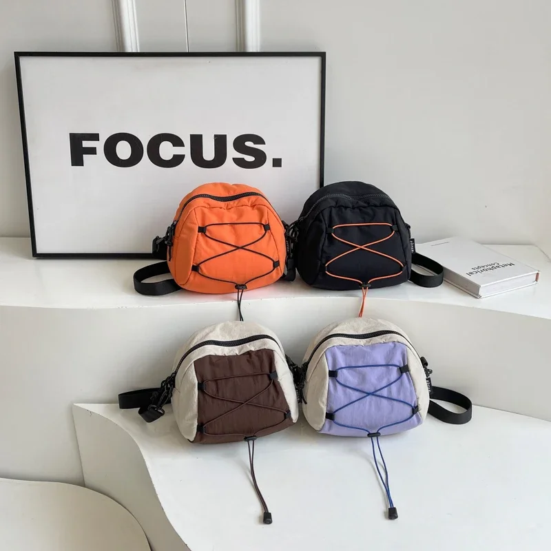 Нейлоновая Лоскутная Сумка Через Плечо В Повседневном Стиле Большая