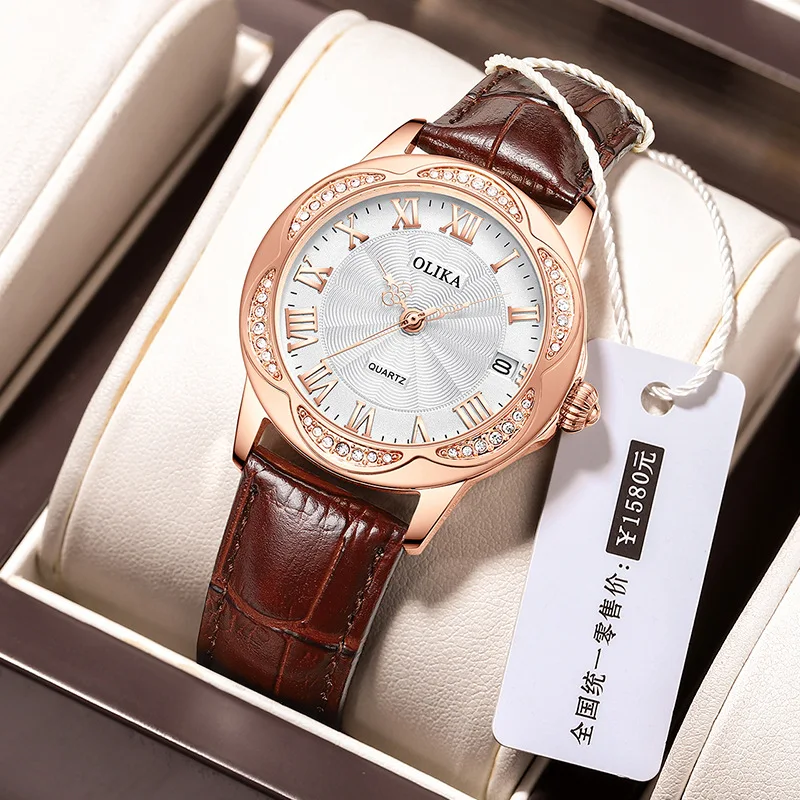 OLIKA Luxury Brand Women Watch Fashion Classic  Automatic Mechanical Watches Waterproof Ladies Watch Wrist Bracelet