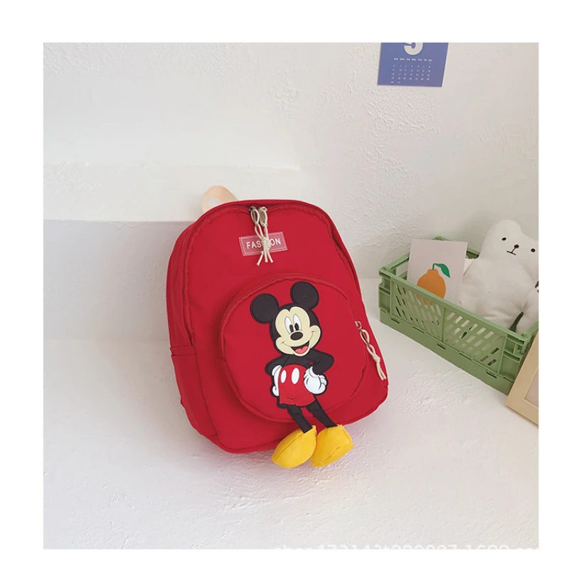Disney Bag Mickey Kids Backpack Girls Travel Backpack Boys Backpack Large Capacity Lightweight Cute Kindergarten Baby Backpack