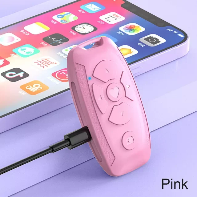 

Bluetooth-compatible Remote Control Button Wireless Controller Selfie Camera Stick Shutter Release For Phones e-book