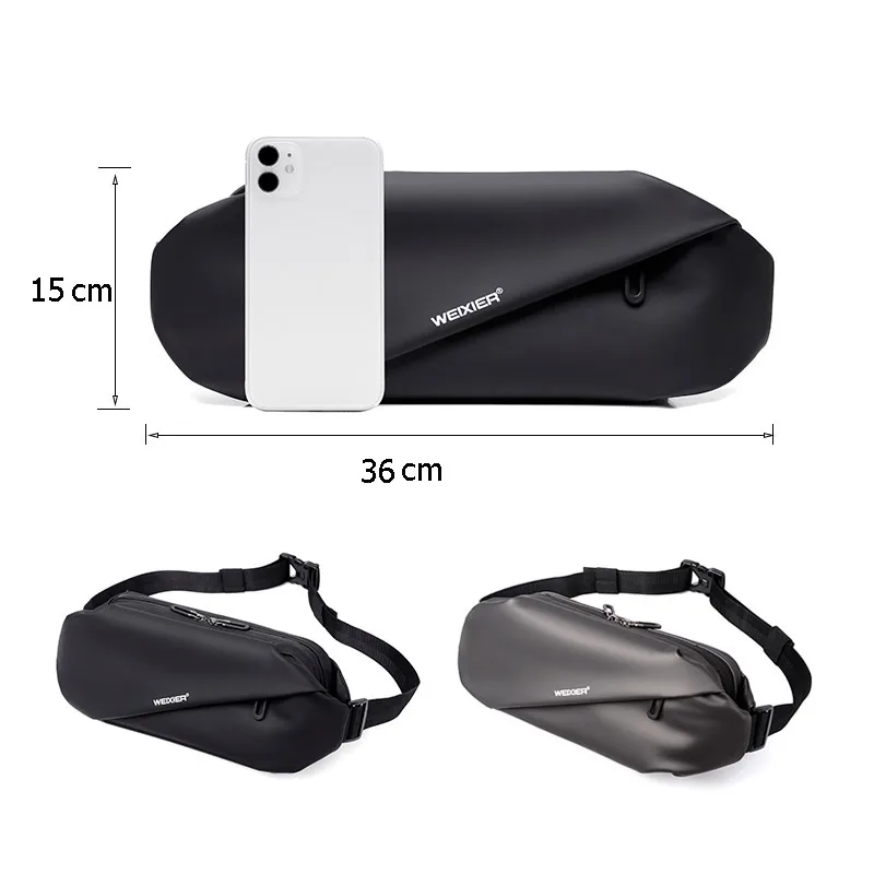 Fashion Multifunction Crossbody Bag for Male Bags Waterproof Shoulder Messenger Bags Short Trip Chest Bag Portable Bag