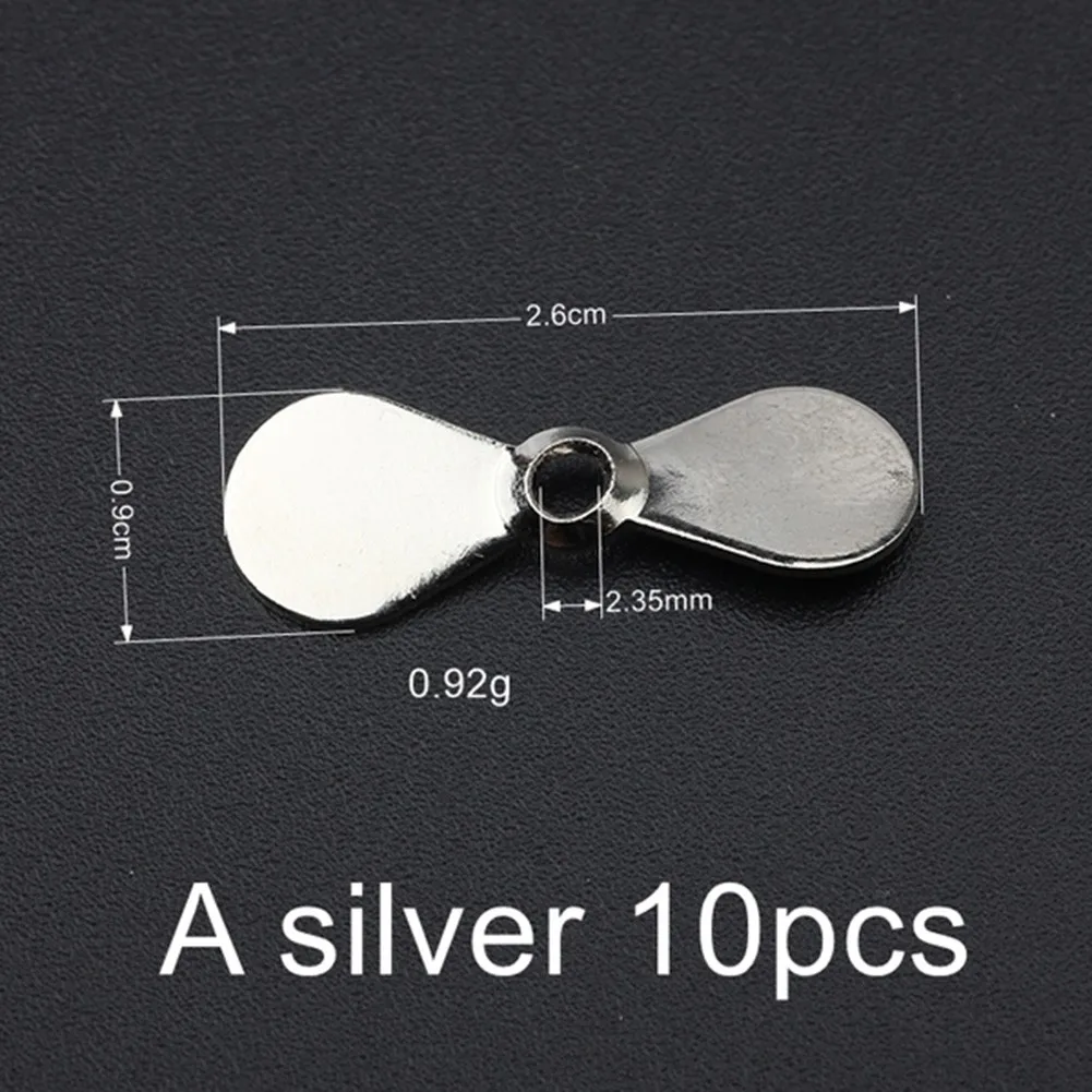 

10Pcs Prop Blades Blades DIY Prop Spin Spinner Style Topwater Useful Hot Sale Newest Practicla Reliable Duable
