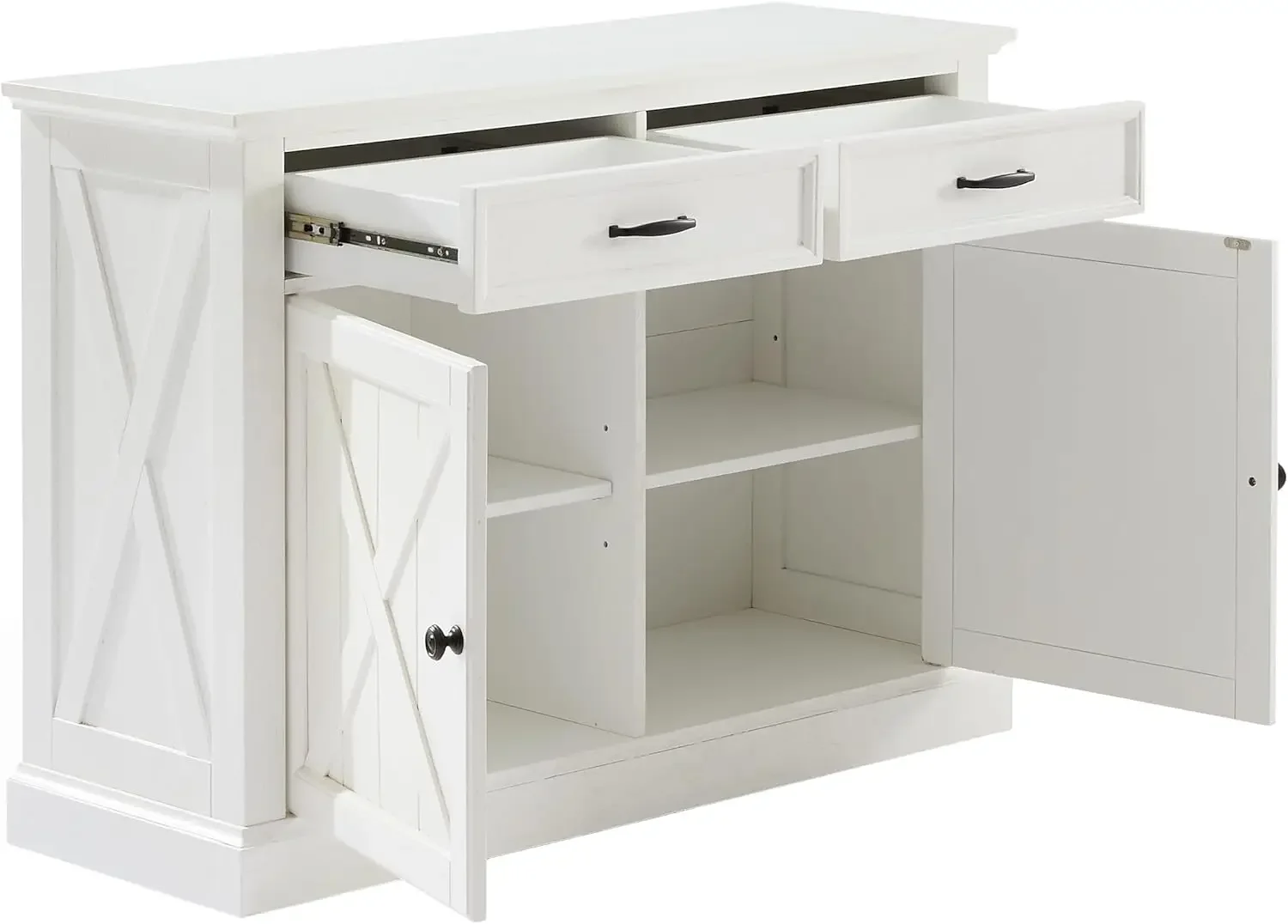 Комод Clifton потертый белый