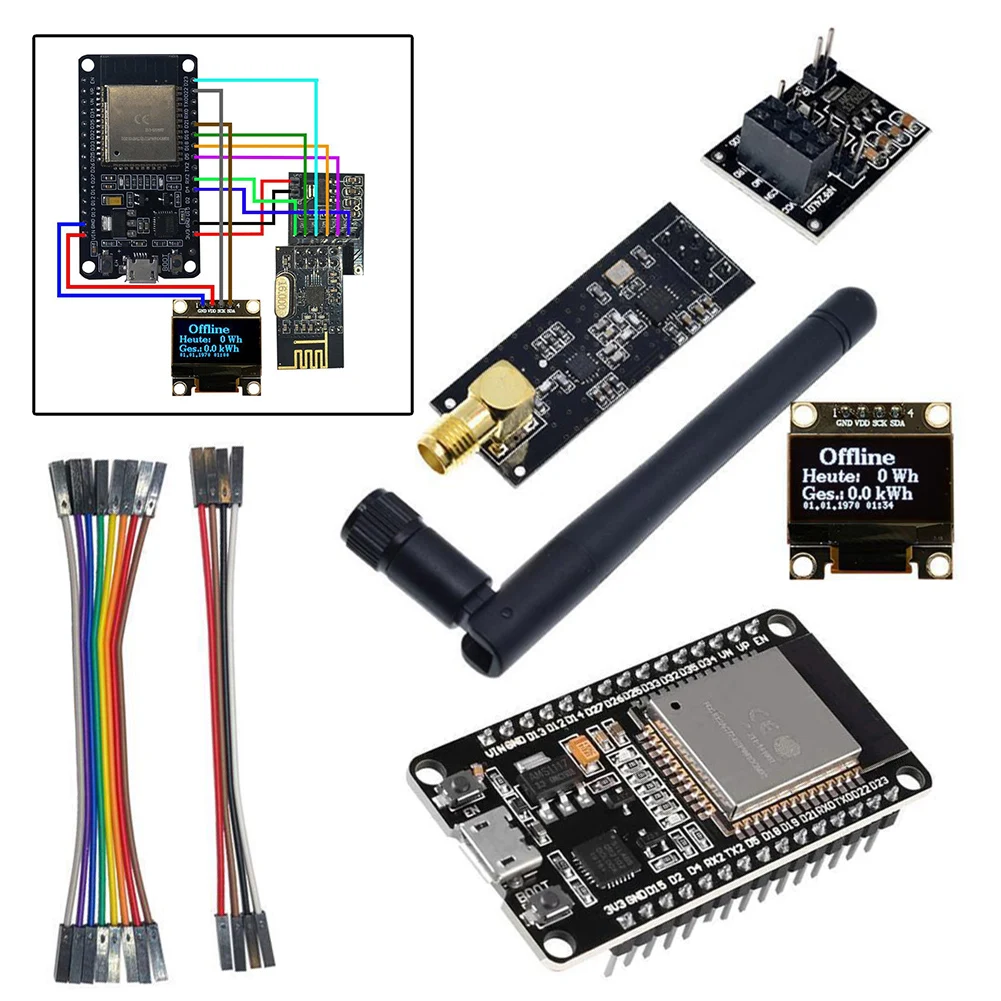 DIY Kit OpenDTU Домашние энергетические системы Превосходная скорость Черный цвет