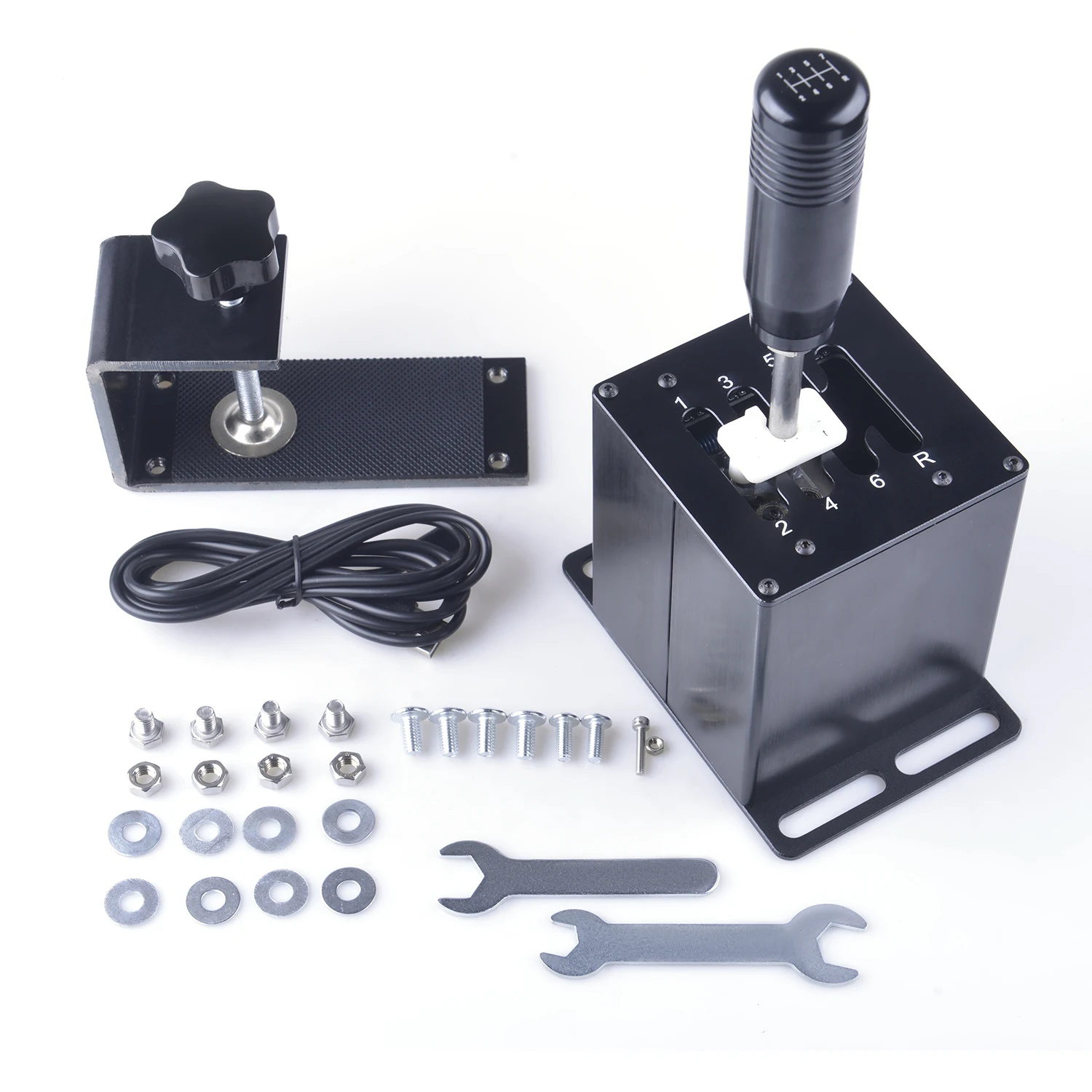 

ПК USB H рычаг переключения передач для Logitech G27 G29 G25 G920 Thrustmaster T300RS/GT ручка переключения передач ETS2 имитирующая прямая с кронштейном