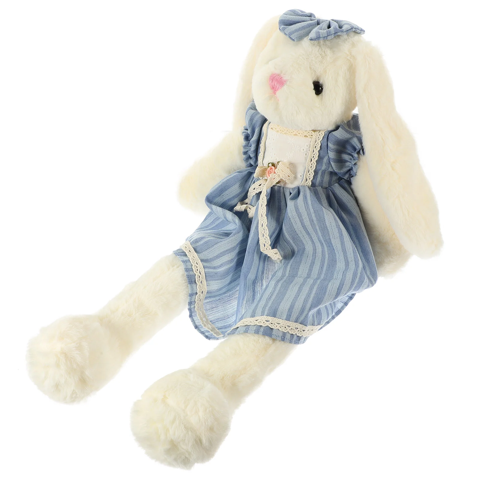 

Bunny in Lace Edges Dress Cartoon Large Plush Rabbit Stuffed Animal