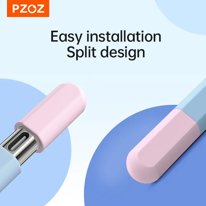 Чехол PZOZ для Apple Pencil (USB-C), чехол для планшета, защитный чехол для стилуса, портативный мягкий силиконовый чехол (art.: 3920d92dae7ea) - 3920d92dae7ea