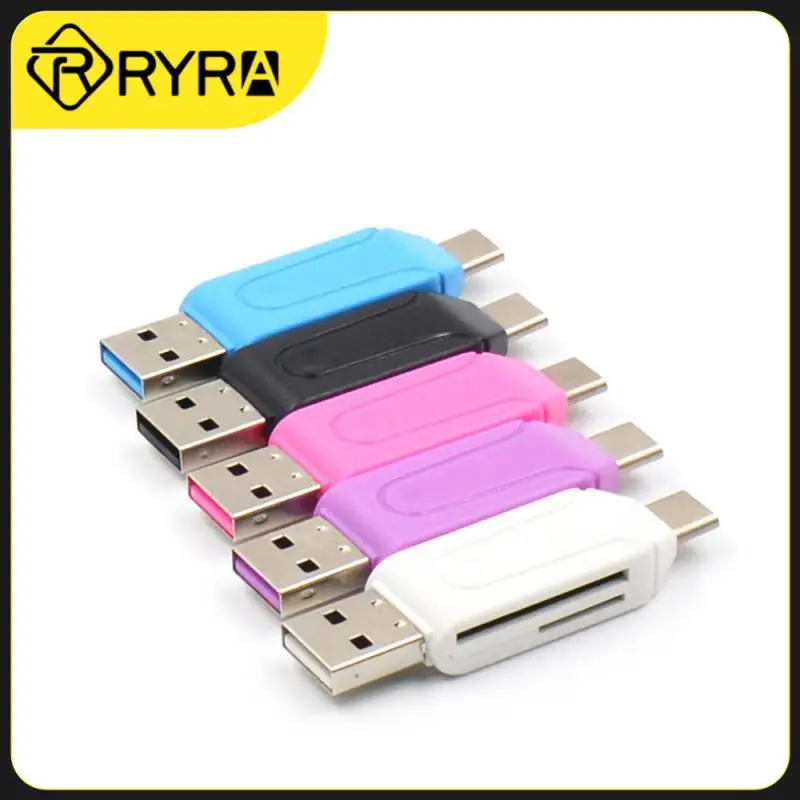

RYRA 2 In 1 Type-c USB OTG Adapter Universal Micro TF SD Card Reader