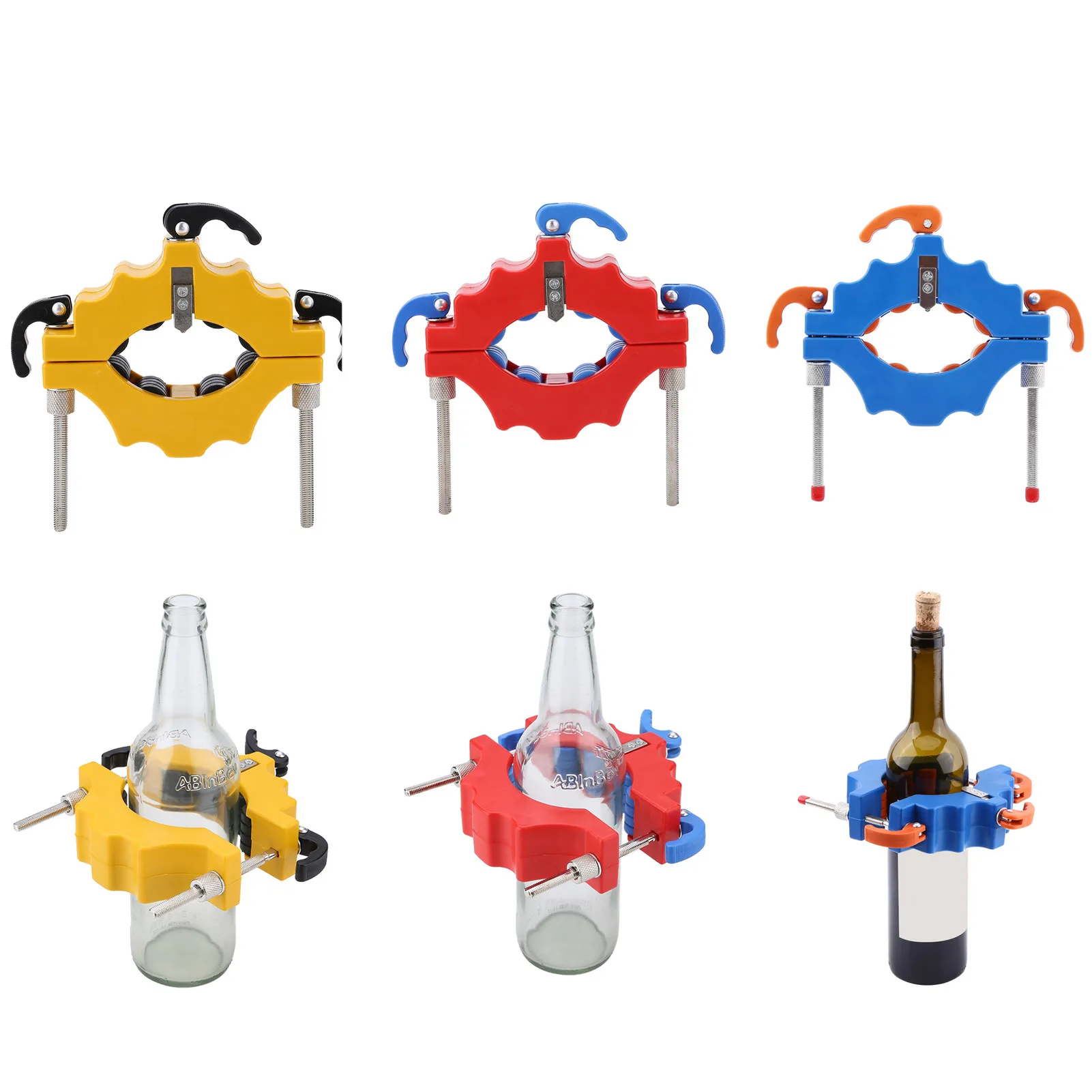 

2-8mm Thickness Glass Cutter Beer Wine Bottles Cutter Bottle Cutting Tool For Art Craft Making DIY