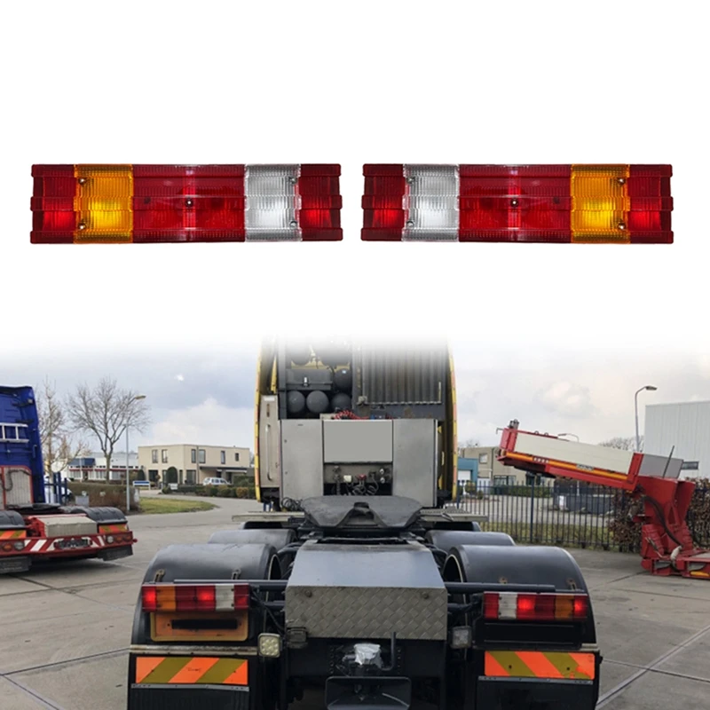 

2Pcs 24V Truck Tail Lamp For Benz Actros MP1 MP2 MP3 ATEGO AXOR Truck Tail Lamp E APPROVE 0015436370 0015406270