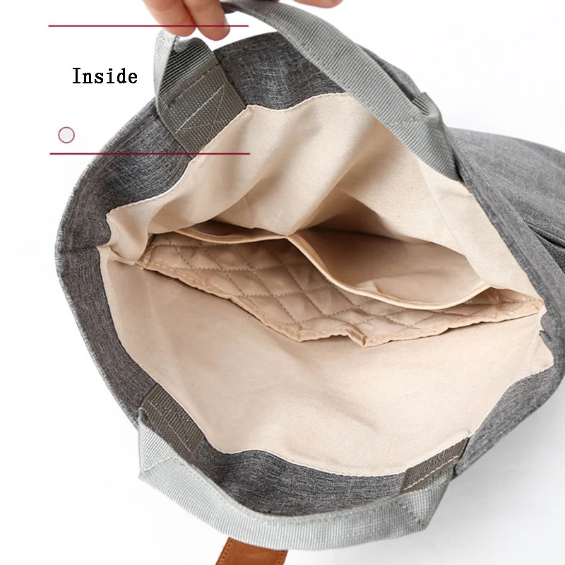 Men Bag Casual Grey Lightweight Oxford 13.1inch Laptop 9.7 iPad Tablet Crossbody handBag Male Small satchels Fashion Bagpack