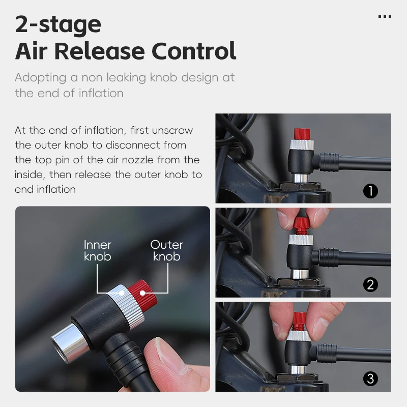 Велосипедный насос высокого давления 300psi/400psi с манометром для вилки воздушный