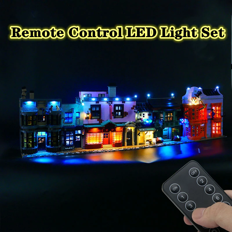 NEW IN STOCK DIY RC LED Light Set For LEGO 75978 Compatible With Diagon Alley Building Blocks Bricks Accessories Kits