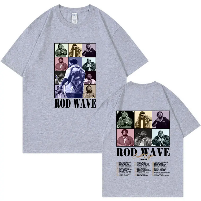 Rod Wave Last Lap Tour 2024 футболка с графическим рисунком для мужчин и женщин модная в