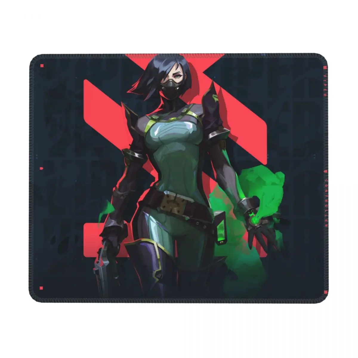 

Viper Mouse Pad Amazing Valorant Video Game Anime Stain Resistant Gaming Desk Mat Original Desk Mat Programmer
