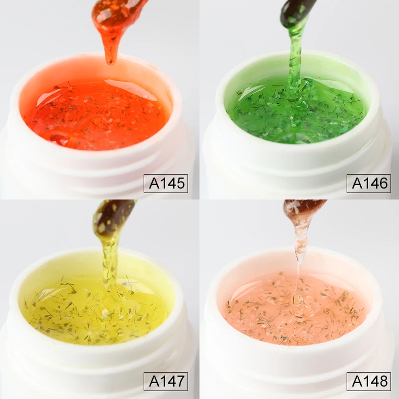 

Dry Flower Gel Nail Art Varnishes Fairy Soak Off Gel Nail Polish Manicure UV LED Primer Gel Polish For Nails Design