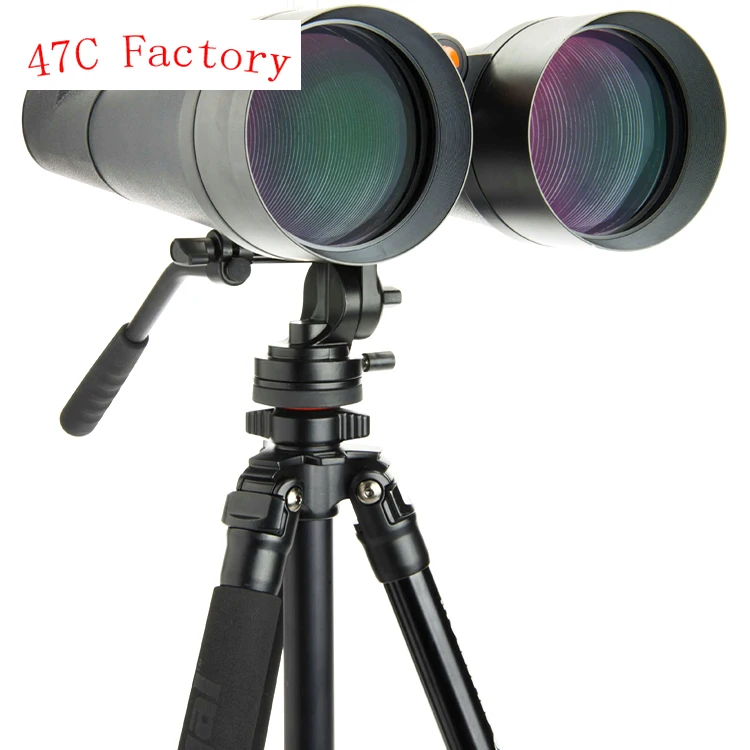 

High Power Waterproof Porro Prism 25X100 Binoculars Large View Giant Telescope with Tripod