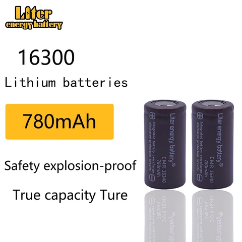 Литиевая батарея Liter energy battery 16340 780 мАч 2 шт.