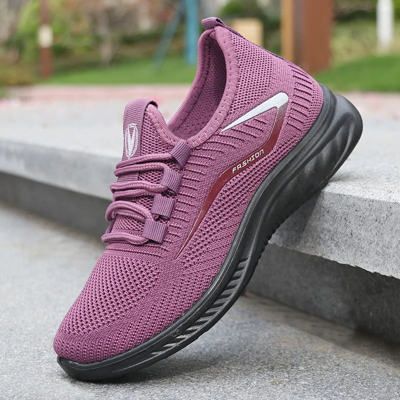 Summer Women's Sneakers 2023 Fashion Mesh Training Shoes Outdoor Comfortable Breathable Hiking Shoes New Zapatos Para Mujeres